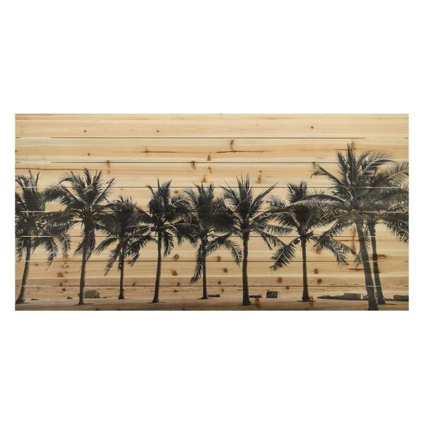 Solid Storage Supplies Fine Art Giclee Printed on Solid Fir Wood Planks - Solitary Beach SO3489714